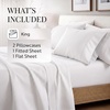 image:imageLinen Market DoubleBrushed Microfiber Queen Sheet Set 4 Piece  OekoTEX Certified Ultra Soft amp WrinkleFree  16 Deep Pocket Sheets  Easy Care Queen Size  IvoryStippled Light Gray