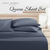image:imageLinen Market DoubleBrushed Microfiber Queen Sheet Set 4 Piece  OekoTEX Certified Ultra Soft amp WrinkleFree  16 Deep Pocket Sheets  Easy Care Queen Size  IvoryStone