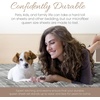 image:imageLinen Market DoubleBrushed Microfiber Queen Sheet Set 4 Piece  OekoTEX Certified Ultra Soft amp WrinkleFree  16 Deep Pocket Sheets  Easy Care Queen Size  IvoryPolkadot Gray