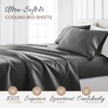 image:imageLinen Market DoubleBrushed Microfiber Queen Sheet Set 4 Piece  OekoTEX Certified Ultra Soft amp WrinkleFree  16 Deep Pocket Sheets  Easy Care Queen Size  IvoryCozy Gray