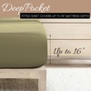 image:imageLinen Market DoubleBrushed Microfiber Queen Sheet Set 4 Piece  OekoTEX Certified Ultra Soft amp WrinkleFree  16 Deep Pocket Sheets  Easy Care Queen Size  IvorySage