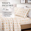 image:imageLinen Market DoubleBrushed Microfiber Queen Sheet Set 4 Piece  OekoTEX Certified Ultra Soft amp WrinkleFree  16 Deep Pocket Sheets  Easy Care Queen Size  IvoryAztec Dreams Coral