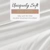 image:imageLinen Market DoubleBrushed Microfiber Queen Sheet Set 4 Piece  OekoTEX Certified Ultra Soft amp WrinkleFree  16 Deep Pocket Sheets  Easy Care Queen Size  IvoryAbsolute White