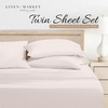 image:imageLinen Market DoubleBrushed Microfiber Queen Sheet Set 4 Piece  OekoTEX Certified Ultra Soft amp WrinkleFree  16 Deep Pocket Sheets  Easy Care Queen Size  IvoryClassic in Pink