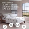 image:imageLinen Market DoubleBrushed Microfiber Queen Sheet Set 4 Piece  OekoTEX Certified Ultra Soft amp WrinkleFree  16 Deep Pocket Sheets  Easy Care Queen Size  IvoryIndigo Flowers Navy