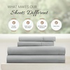 image:imageLinen Market DoubleBrushed Microfiber Queen Sheet Set 4 Piece  OekoTEX Certified Ultra Soft amp WrinkleFree  16 Deep Pocket Sheets  Easy Care Queen Size  IvoryCalm Light Gray