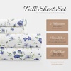 image:imageLinen Market DoubleBrushed Microfiber Queen Sheet Set 4 Piece  OekoTEX Certified Ultra Soft amp WrinkleFree  16 Deep Pocket Sheets  Easy Care Queen Size  IvoryBlossoms Light Blue