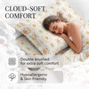 image:imageLinen Market DoubleBrushed Microfiber Queen Sheet Set 4 Piece  OekoTEX Certified Ultra Soft amp WrinkleFree  16 Deep Pocket Sheets  Easy Care Queen Size  IvoryAztec Dreams Coral