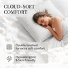 image:imageLinen Market DoubleBrushed Microfiber Queen Sheet Set 4 Piece  OekoTEX Certified Ultra Soft amp WrinkleFree  16 Deep Pocket Sheets  Easy Care Queen Size  IvoryStippled Light Gray