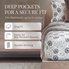 image:imageLinen Market DoubleBrushed Microfiber Queen Sheet Set 4 Piece  OekoTEX Certified Ultra Soft amp WrinkleFree  16 Deep Pocket Sheets  Easy Care Queen Size  IvoryLight Gray