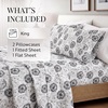 image:imageLinen Market DoubleBrushed Microfiber Queen Sheet Set 4 Piece  OekoTEX Certified Ultra Soft amp WrinkleFree  16 Deep Pocket Sheets  Easy Care Queen Size  IvoryLight Gray
