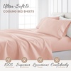 image:imageLinen Market DoubleBrushed Microfiber Queen Sheet Set 4 Piece  OekoTEX Certified Ultra Soft amp WrinkleFree  16 Deep Pocket Sheets  Easy Care Queen Size  IvoryMy Heart Pink