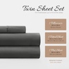 image:imageLinen Market DoubleBrushed Microfiber Queen Sheet Set 4 Piece  OekoTEX Certified Ultra Soft amp WrinkleFree  16 Deep Pocket Sheets  Easy Care Queen Size  IvoryCozy Gray