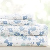 image:imageLinen Market DoubleBrushed Microfiber Queen Sheet Set 4 Piece  OekoTEX Certified Ultra Soft amp WrinkleFree  16 Deep Pocket Sheets  Easy Care Queen Size  IvoryViolets Light Blue