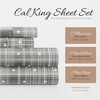 image:imageLinen Market DoubleBrushed Microfiber Queen Sheet Set 4 Piece  OekoTEX Certified Ultra Soft amp WrinkleFree  16 Deep Pocket Sheets  Easy Care Queen Size  IvoryPolkadot Gray