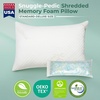 image:imageSnugglePedic Adjustable Memory Foam Pillows  GreenGold Certified Pillow w Viscose of Bamboo Cover for Side Stomach amp Back Sleepers  Made in the USA  StandardStandard  Deluxe
