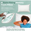 image:imageSnugglePedic Adjustable Memory Foam Pillows  GreenGold Certified Pillow w Viscose of Bamboo Cover for Side Stomach amp Back Sleepers  Made in the USA  StandardKing  Deluxe