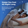 image:imageSnugglePedic Body Pillow for Side Sleepers for Adults  Full Body Maternity Pillow Support Legs Belly amp HIPS  Shredded Memory Foam amp Cooling Pregnancy Pillow Cover  20x54 NavySnow White