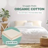 image:imageSnugglePedic Pillow Case  Kids 16 x 22 White Pillow Cases wBreathable Stretch Knit CottonQueen