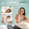 image:imageSnugglePedic Pillow Case  Kids 16 x 22 White Pillow Cases wBreathable Stretch Knit CottonStandard