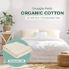 image:imageSnugglePedic Pillow Case  Kids 16 x 22 White Pillow Cases wBreathable Stretch Knit CottonStandard