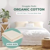 image:imageSnugglePedic Pillow Case  Kids 16 x 22 White Pillow Cases wBreathable Stretch Knit CottonToddler