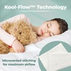 image:imageSnugglePedic Pillow Covers  Zippered Body Pillow Protector wKool Flow Technology 20x54 Inches  Made in The USAWhite