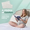 image:imageSnugglePedic Pillow Covers  Zippered Body Pillow Protector wKool Flow Technology 20x54 Inches  Made in The USAWhite