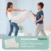 image:imageSnugglePedic Pillow Covers  Zippered Body Pillow Protector wKool Flow Technology 20x54 Inches  Made in The USAWhite