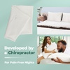 image:imageSnugglePedic Pillow Covers  Zippered Body Pillow Protector wKool Flow Technology 20x54 Inches  Made in The USAWhite