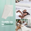 image:imageSnugglePedic Pillow Covers  Zippered Body Pillow Protector wKool Flow Technology 20x54 Inches  Made in The USAWhite