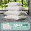image:imageSnugglePedic Pillow Covers  Zippered Body Pillow Protector wKool Flow Technology 20x54 Inches  Made in The USAWhite