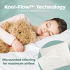 image:imageSnugglePedic Pillow Covers  Zippered Body Pillow Protector wKool Flow Technology 20x54 Inches  Made in The USAWhite
