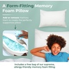 image:imageSnugglePedic Queen Shredded Memory Foam Bed Pillow  Ergonomic Design with Cooling Airflow Cover  Custom Support for Side Sleepers Pregnancy Relief Recovery Comfort amp Dorm Essentials  USA Quality