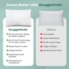 image:imageSnugglePedic Queen Shredded Memory Foam Bed Pillow  Ergonomic Design with Cooling Airflow Cover  Custom Support for Side Sleepers Pregnancy Relief Recovery Comfort amp Dorm Essentials  USA Quality