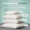 image:imageSnugglePedic Standard Shredded Memory Foam Pillow for Sleeping  Cooling and Neck Back and Shoulder Support  Ideal for Side Sleepers Pregnancy Dorm Rooms and Travel  USA QualityQueen