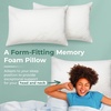 image:imageSnugglePedic Standard Shredded Memory Foam Pillow for Sleeping  Cooling and Neck Back and Shoulder Support  Ideal for Side Sleepers Pregnancy Dorm Rooms and Travel  USA QualityKing