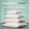 image:imageSnugglePedic Standard Shredded Memory Foam Pillow for Sleeping  Cooling and Neck Back and Shoulder Support  Ideal for Side Sleepers Pregnancy Dorm Rooms and Travel  USA QualityTravel