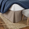 image:imageLinen Market Bed Skirt  Ultra Soft Microfiber  Easy Fit with 14 Inch Tailored Drop  Hotel Quality Shrinkage amp Fade Resistant  Bed Cover  Queen Bed Set  Bedroom Dcor  Light GrayTaupe