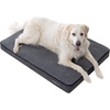 image:imageSnugglePedic Memory Foam Dog Bed  Plush Waterproof Pet Beds wRemovable Inner and Outer Cover AntiSlip Bottom and Faux Suede Fabric  Orthopedic Dog Beds for Large DogsExtra Large