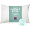image:imageSnugglePedic Standard Shredded Memory Foam Pillow for Sleeping  Cooling and Neck Back and Shoulder Support  Ideal for Side Sleepers Pregnancy Dorm Rooms and Travel  USA QualityQueen