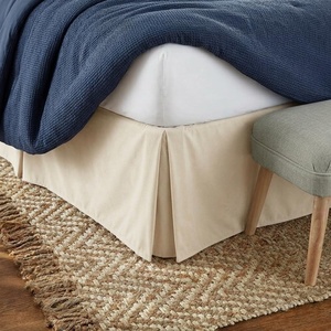 image:imageLinen Market Bed Skirt  Ultra Soft Microfiber  Easy Fit with 14 Inch Tailored Drop  Hotel Quality Shrinkage amp Fade Resistant  Bed Cover  Queen Bed Set  Bedroom Dcor  Light GrayIvory