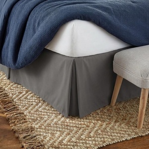 image:imageLinen Market Bed Skirt  Ultra Soft Microfiber  Easy Fit with 14 Inch Tailored Drop  Hotel Quality Shrinkage amp Fade Resistant  Bed Cover  Queen Bed Set  Bedroom Dcor  Light GrayGray