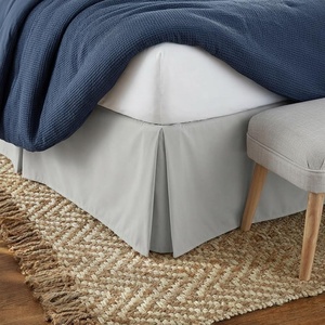 image:imageLinen Market Bed Skirt  Ultra Soft Microfiber  Easy Fit with 14 Inch Tailored Drop  Hotel Quality Shrinkage amp Fade Resistant  Bed Cover  Queen Bed Set  Bedroom Dcor  Light GrayLight Gray