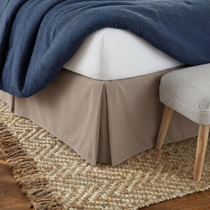 image:imageLinen Market Bed Skirt  Ultra Soft Microfiber  Easy Fit with 14 Inch Tailored Drop  Hotel Quality Shrinkage amp Fade Resistant  Bed Cover  Queen Bed Set  Bedroom Dcor  Light GrayTaupe