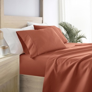 image:imageLinen Market DoubleBrushed Microfiber Queen Sheet Set 4 Piece  OekoTEX Certified Ultra Soft amp WrinkleFree  16 Deep Pocket Sheets  Easy Care Queen Size  IvoryClay
