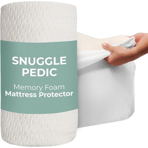 image:imageMemory Foam Mattress Protector  Organic Cotton EcoFriendly Greenshield Water Resistance KoolFlow Breathable Stretch Fabric All USA Made Best for PillowTop amp Bed Topper Pads California King
