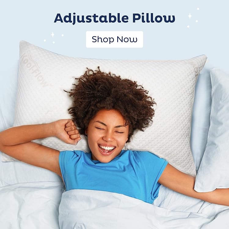 Adjustable Memory Foam Sleep Comfort,Cooling Pillows & Body Support Pillows